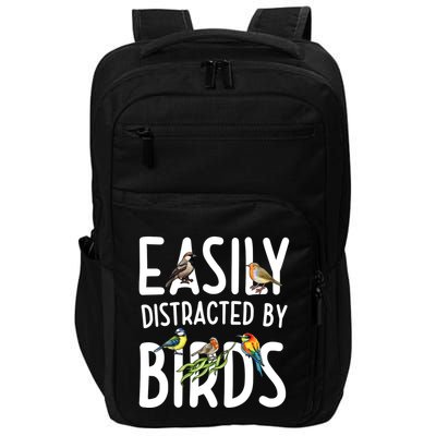 Easily Distracted By Birds Impact Tech Backpack