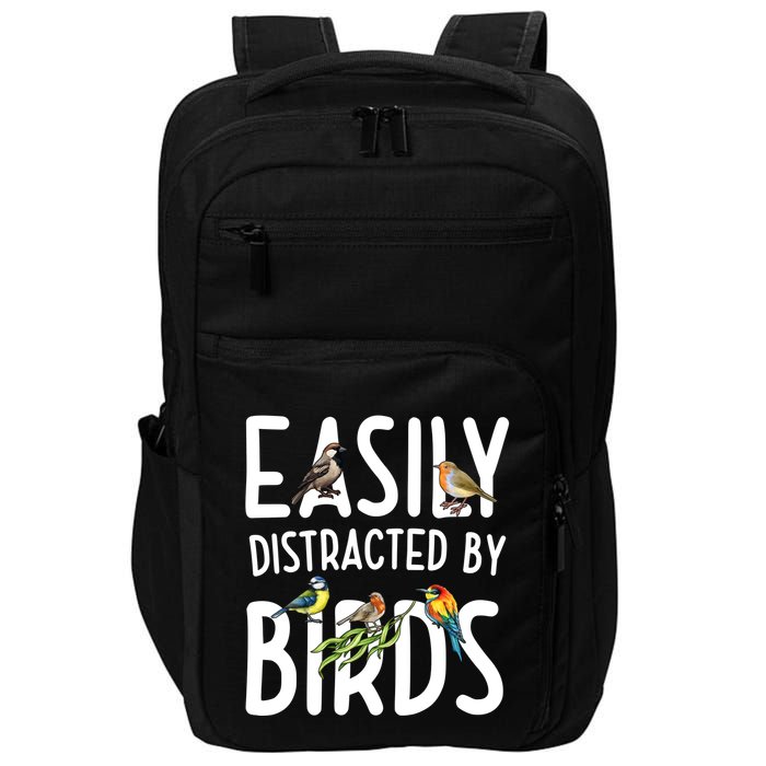 Easily Distracted By Birds Impact Tech Backpack