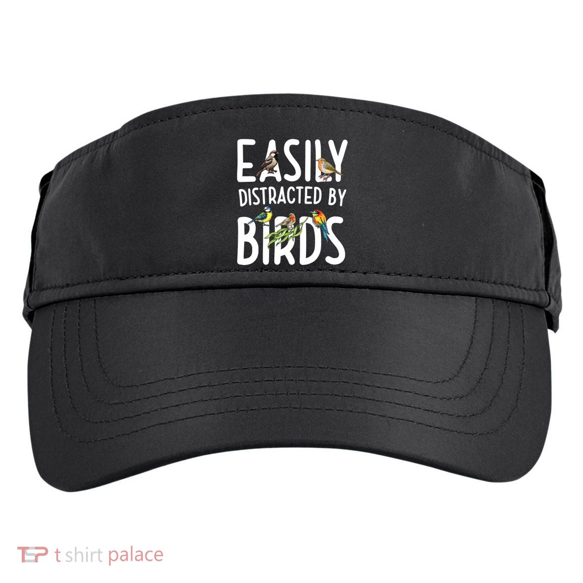 Easily Distracted By Birds Adult Drive Performance Visor