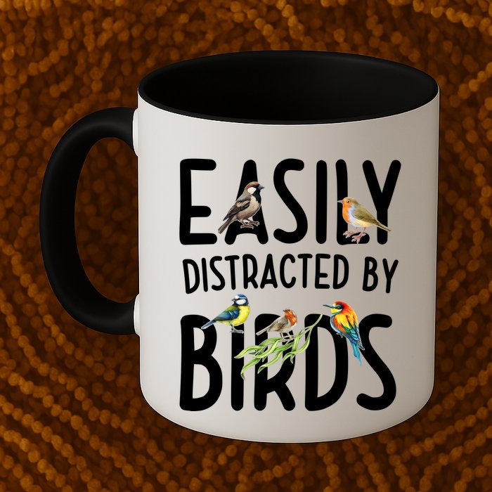 Easily Distracted By Birds Mug