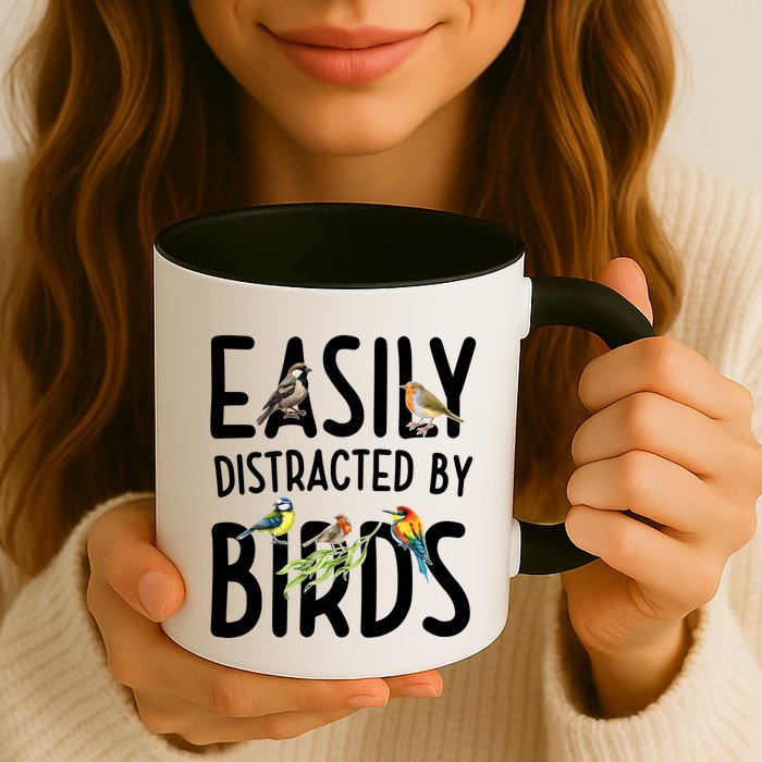 Easily Distracted By Birds Mug