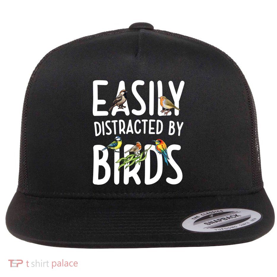 Easily Distracted By Birds Flatbill Hat