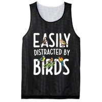 Easily Distracted By Birds Mesh Reversible Basketball Jersey Tank