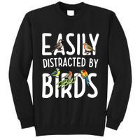 Easily Distracted By Birds Tall Sweatshirt