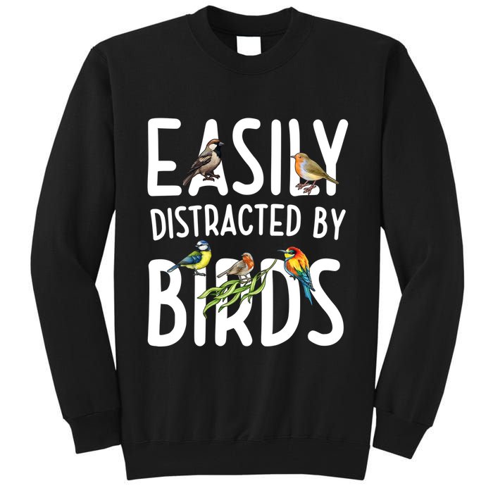 Easily Distracted By Birds Tall Sweatshirt