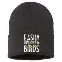 Easily Distracted By Birds Sustainable Knit Beanie