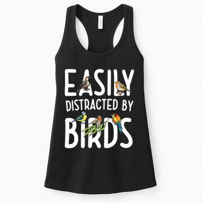 Easily Distracted By Birds Womens Tank Top