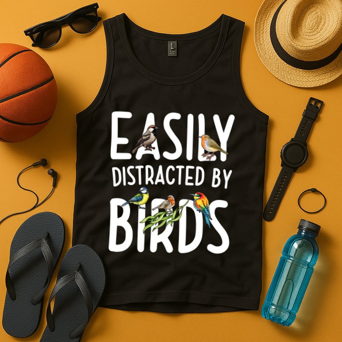 Easily Distracted By Birds Tank Top
