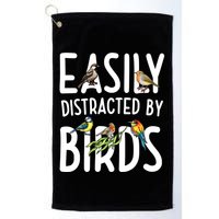 Easily Distracted By Birds Golf Towel