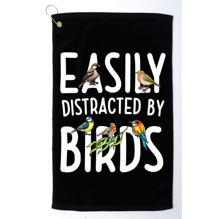 Easily Distracted By Birds Golf Towel