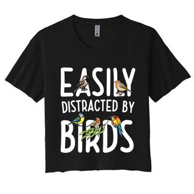 Easily Distracted By Birds Crop Top