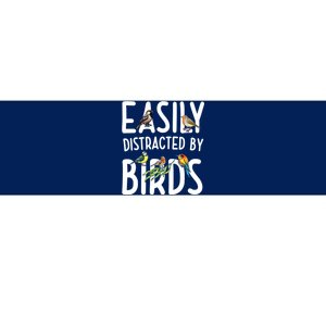 Easily Distracted By Birds Bumper Sticker