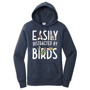 Easily Distracted By Birds Women's Pullover Hoodie