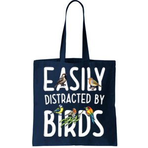 Easily Distracted By Birds Tote Bag