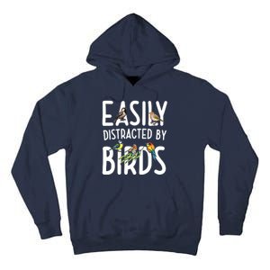 Easily Distracted By Birds Tall Hoodie