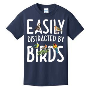 Easily Distracted By Birds Kids T-Shirt