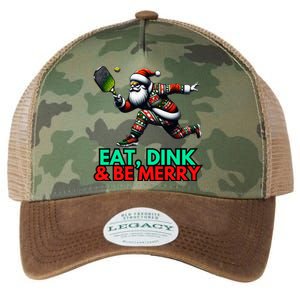 Eat Dink Be Merry Santa Claus Pickleball Christmas Xmas  Legacy Tie Dye Trucker Hat