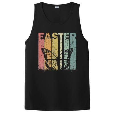 Easter Day Butterfly Retro Graphic Funny Easter Costume PosiCharge Competitor Tank