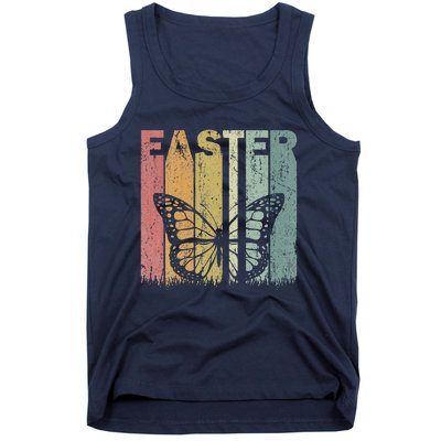 Easter Day Butterfly Retro Graphic Funny Easter Costume Tank Top