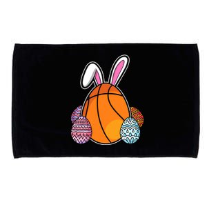 Easter Day Basketball Bunny Easter Eggs Microfiber Hand Towel