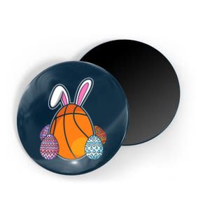 Easter Day Basketball Bunny Easter Eggs Magnet