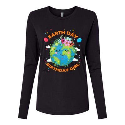 Earth Day Birthday Planet April 22nd Bday Environt Gift Womens Cotton Relaxed Long Sleeve T-Shirt