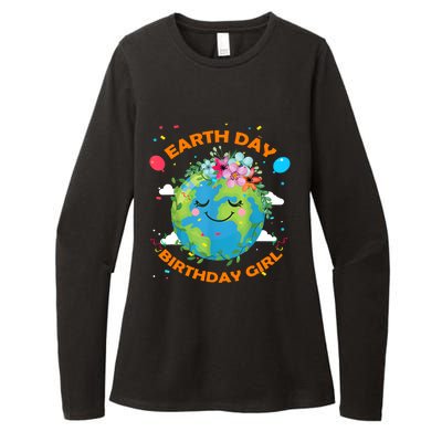 Earth Day Birthday Planet April 22nd Bday Environt Gift Womens CVC Long Sleeve Shirt