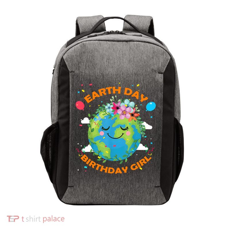 Earth Day Birthday Planet April 22nd Bday Environt Gift Vector Backpack