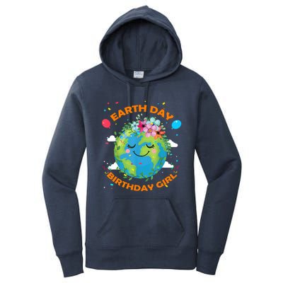 Earth Day Birthday Planet April 22nd Bday Environt Gift Women's Pullover Hoodie