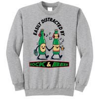 Easily Distracted By Rock And Beer Sweatshirt