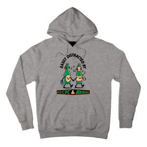 Easily Distracted By Rock And Beer Tall Hoodie