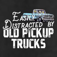 Easily Distracted By Old Pickup Trucks Cute Trucker 11oz C Handle Ceramic Mug