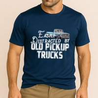 Easily Distracted By Old Pickup Trucks Cute Trucker Cooling Performance Crew T-Shirt