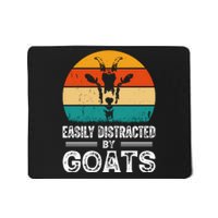 Easily Distracted By Goat Funny Goat Mousepad