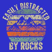 Easily Distracted By Rocks Collector Lover Geologist Full-Length Apron With Pockets