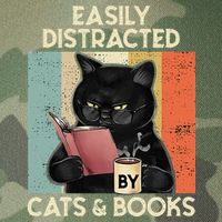 Easily Distracted By Cats And Books For Cat Lovers Legacy Tie Dye Trucker Hat