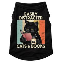 Easily Distracted By Cats And Books For Cat Lovers Doggie Tank