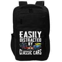 Easily Distracted By Classic Cars Impact Tech Backpack