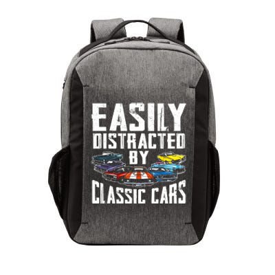 Easily Distracted By Classic Cars Vector Backpack