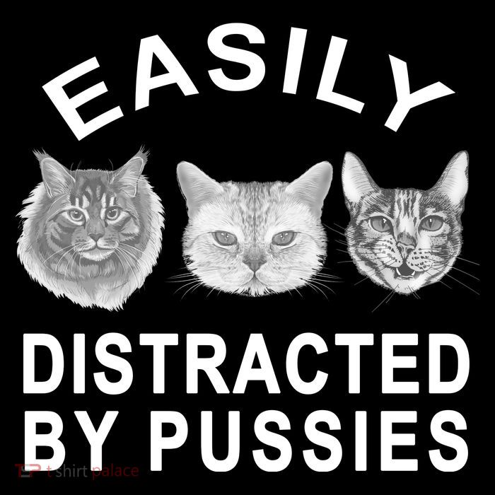 EASILY DISTRACTED BY PUSSIES City Backpack