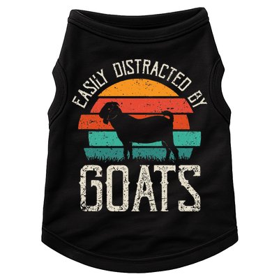 Easily Distracted By Goats Funny Jokes Sarcastic Sayings Doggie Tank