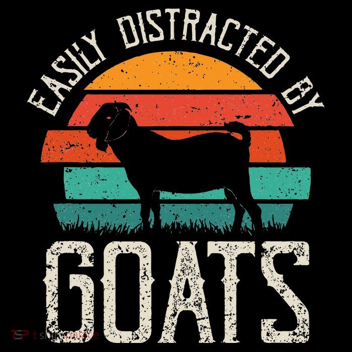 Easily Distracted By Goats Funny Jokes Sarcastic Sayings Crop Top