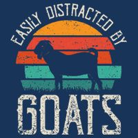 Easily Distracted By Goats Funny Jokes Sarcastic Sayings Infant Baby Jersey Bodysuit