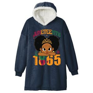 Ecipation Day Black Freedom 1865 Juneteenth Gift Hooded Wearable Blanket