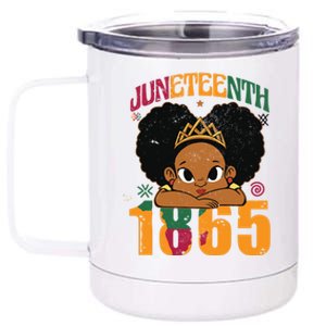 Ecipation Day Black Freedom 1865 Juneteenth Gift 12 oz Stainless Steel Tumbler Cup