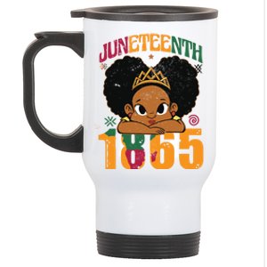 Ecipation Day Black Freedom 1865 Juneteenth Gift Stainless Steel Travel Mug