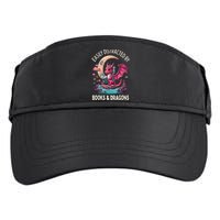 Easily distracted by books and dragons kawaii dragon reader Adult Drive Performance Visor