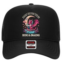 Easily distracted by books and dragons kawaii dragon reader Hat