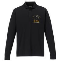 Easily Distracted By Dogs And Horses Dog Mom Horse Mom Performance Long Sleeve Polo