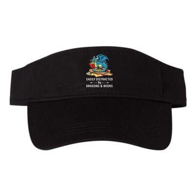 Easily Distracted By Dragons And Books Nerd Dragon Visor